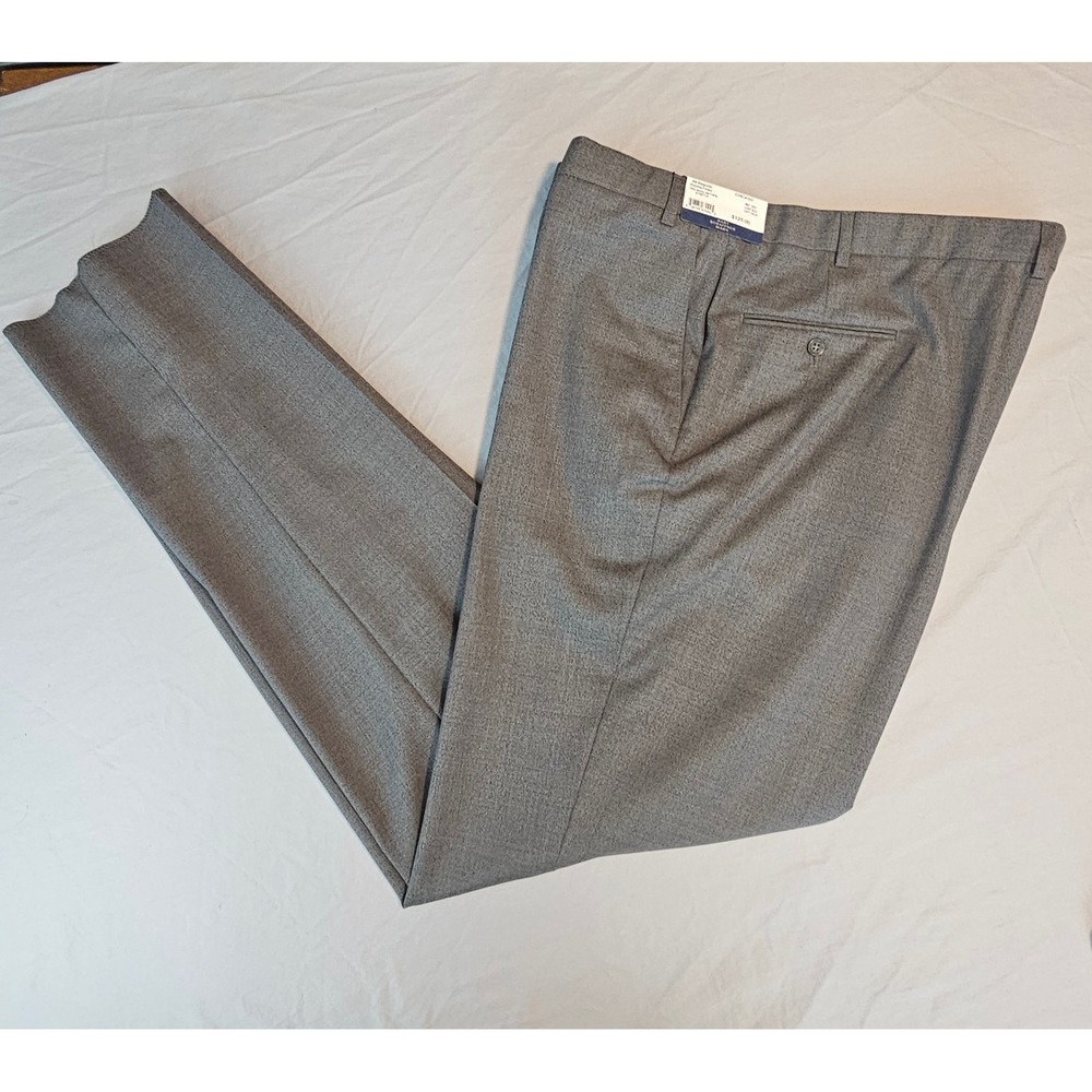 Hart Schaffner Marx 46R Chicago Fit Unhemmed Charcoal Suit Pants NWT $125 L844